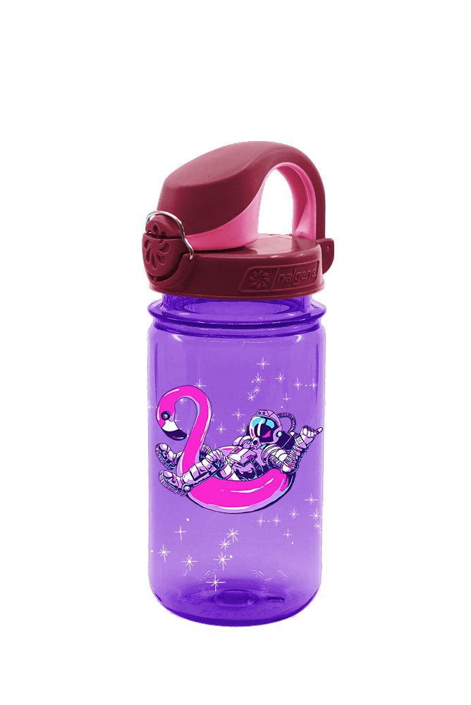 Nalgene product image: 12oz On-The-Fly Kids Lock-Top Bottle with Graphics A9 — 12oz On-The-Fly Kids Lock-Top Bottle with Graphics