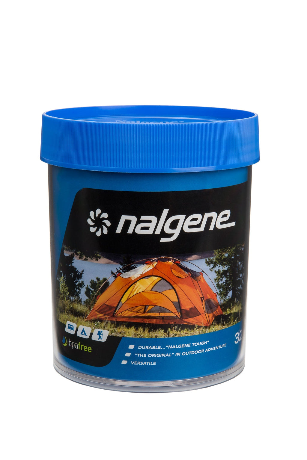 Nalgene product image: 32oz Storage Jar – Blue Lid C1 — 32oz Storage Jar – Blue Lid