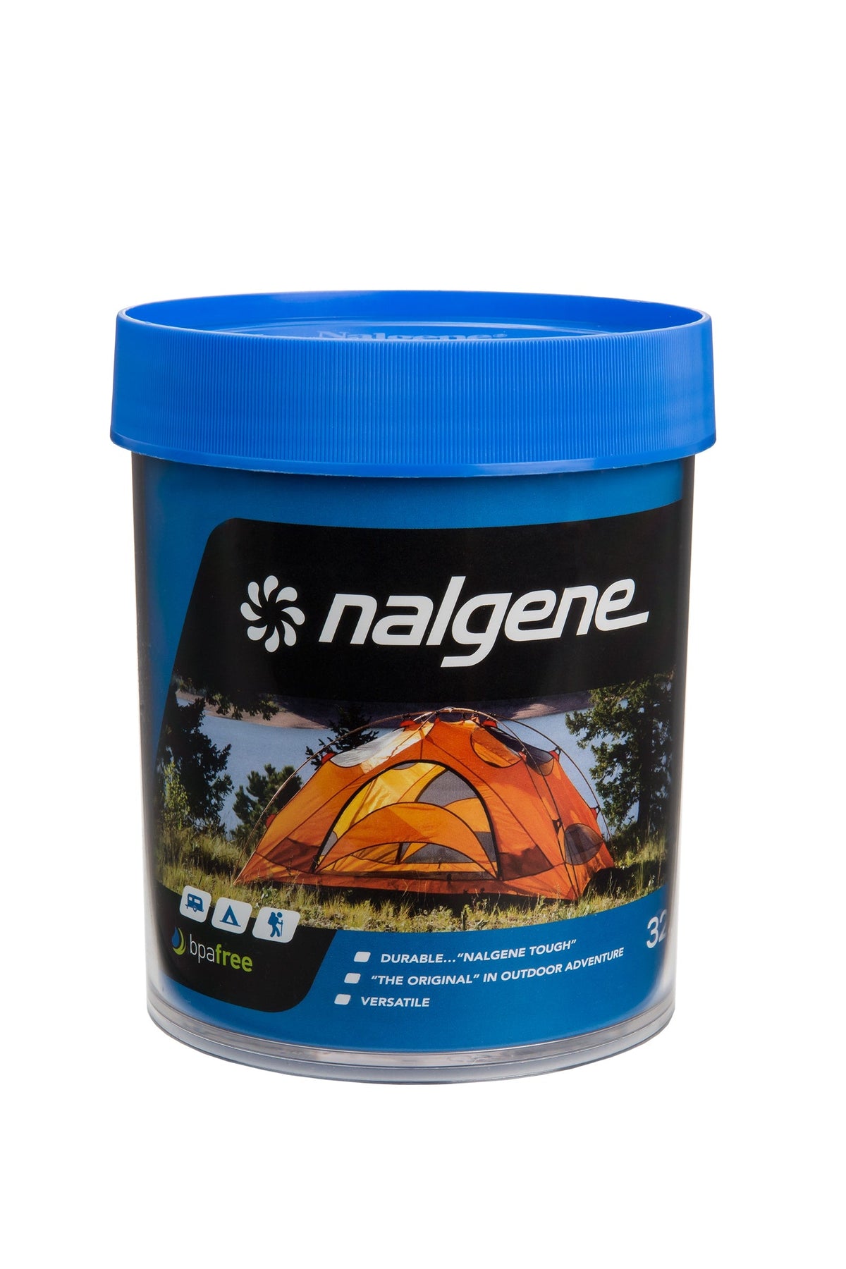 Nalgene product image: 32oz Storage Jar – Blue Lid C1 — 32oz Storage Jar – Blue Lid
