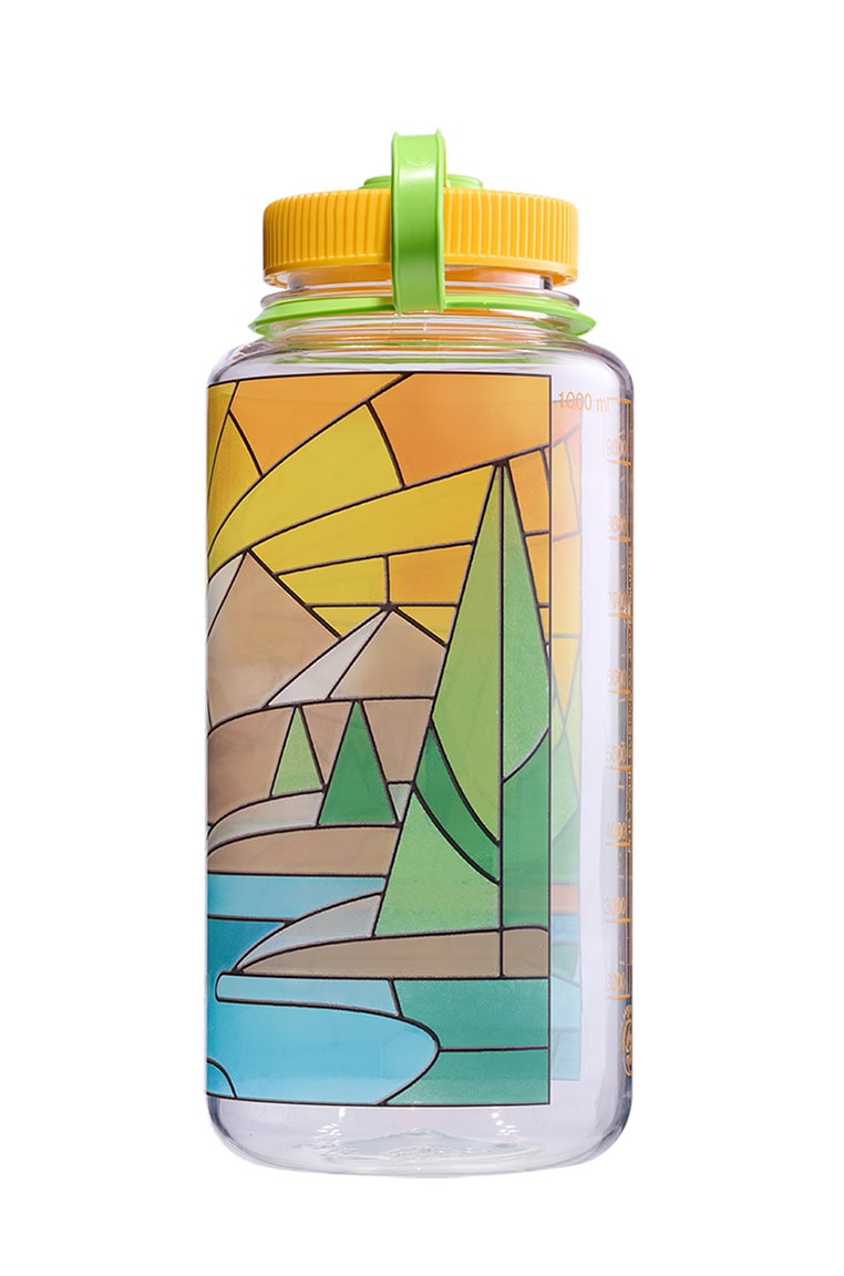 Nalgene product detail: 32oz Wide Mouth Stained Glass Print Bottles U5 — 32oz Wide Mouth Stained Glass Print Bottles