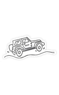 Nalgene product view: SUV Sticker A6 — SUV Sticker