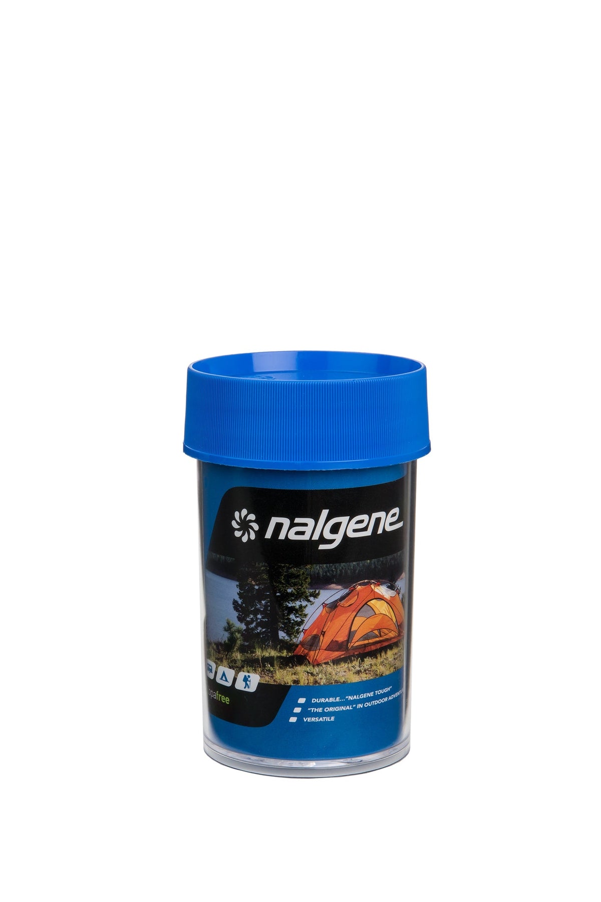 Nalgene product image: 8oz Storage Jar – Blue Lid W5 — 8oz Storage Jar – Blue Lid
