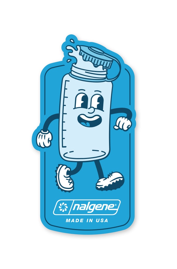 Gene The Nalgene Sticker — Gene The Nalgene Sticker Y9