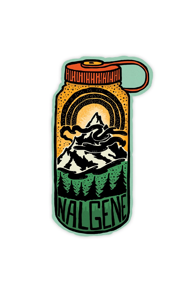 Nalgene product image: Mountain Peak Sticker D1 — Mountain Peak Sticker