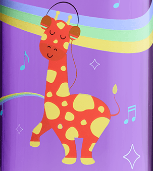 Nalgene product image: 12oz Kids Grip-N-Gulp with Graphics D9 — 12oz Kids Grip-N-Gulp with Graphics