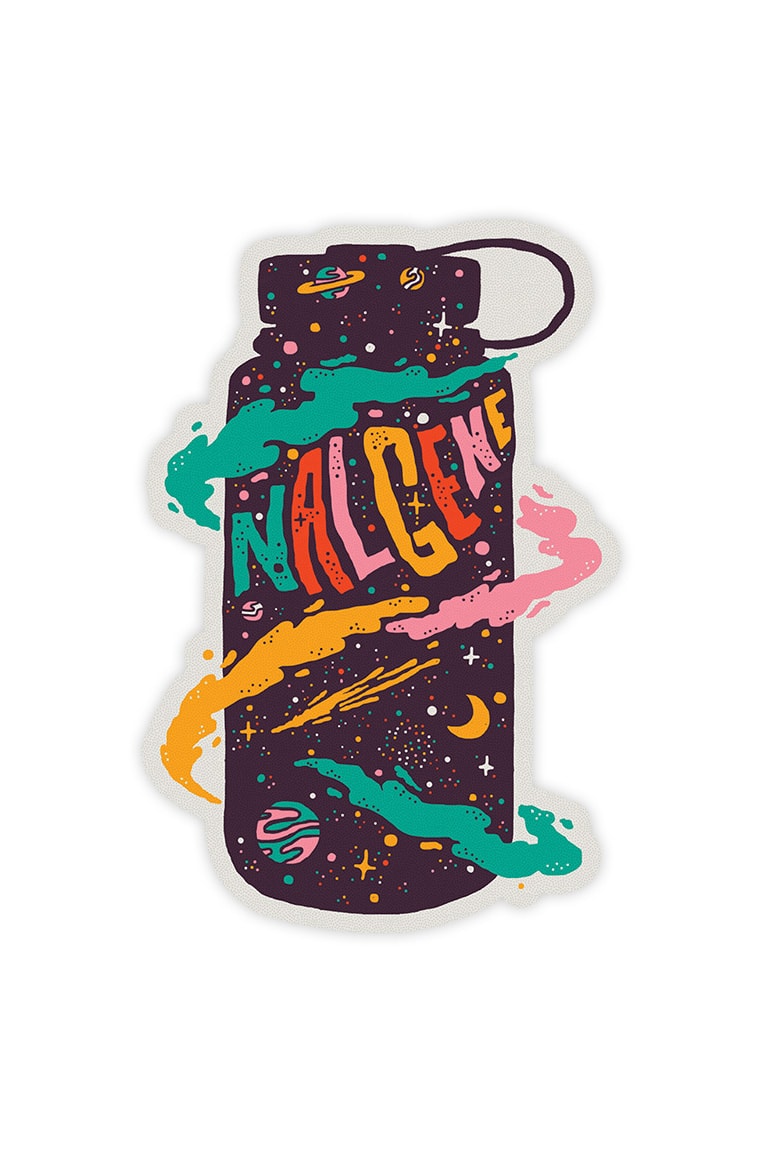 Galactic Nalgene Sticker — Galactic Nalgene Sticker G7
