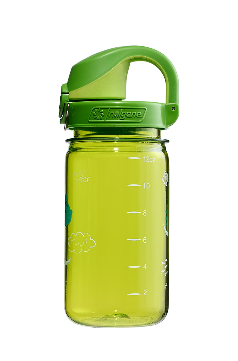 Nalgene product view: 12oz On-The-Fly Kids Lock-Top Bottle with Graphics A9 — 12oz On-The-Fly Kids Lock-Top Bottle with Graphics
