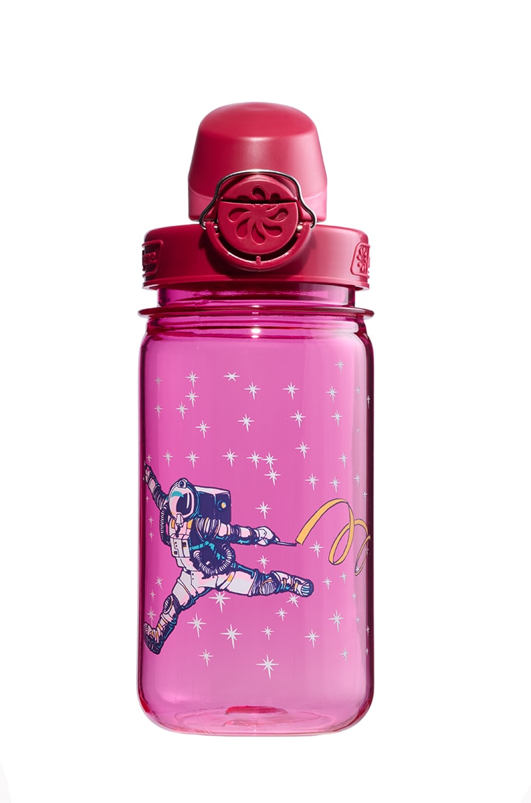 Nalgene product image: 12oz On-The-Fly Kids Lock-Top Bottle with Graphics A9 — 12oz On-The-Fly Kids Lock-Top Bottle with Graphics