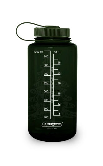 Nalgene product view: 32oz Wide Mouth “Public Lands: Forests Are for Us” Bottle G7 — 32oz Wide Mouth “Public Lands: Forests Are for Us” Bottle