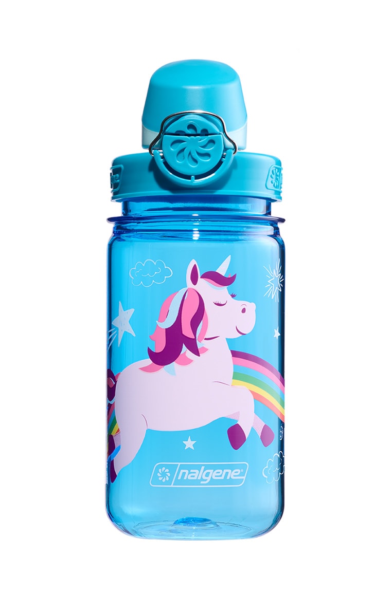 Nalgene product detail: 12oz On-The-Fly Kids Lock-Top Bottle with Graphics A9 — 12oz On-The-Fly Kids Lock-Top Bottle with Graphics